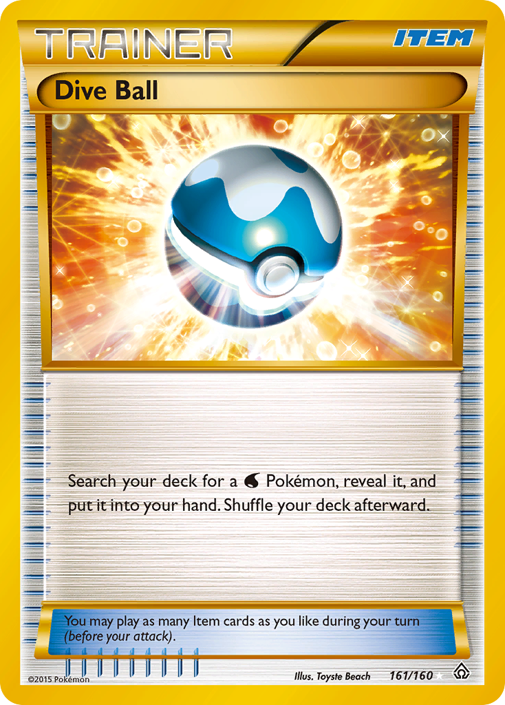 Dive Ball (161/160) [XY: Primal Clash] | North Game Den