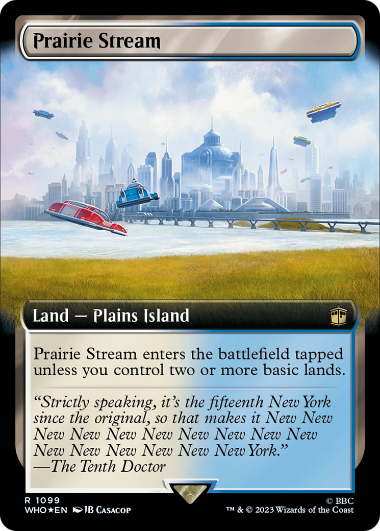 Prairie Stream (Extended Art) (Surge Foil) [Doctor Who] | North Game Den