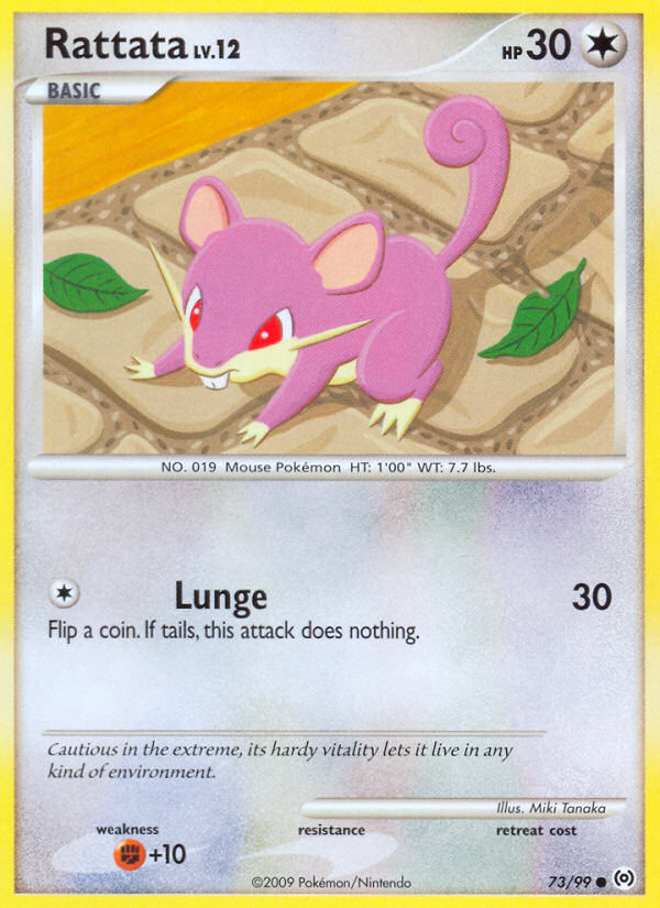 Rattata (73/99) [Platinum: Arceus] | North Game Den