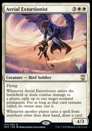 Aerial Extortionist (Promo Pack) [Streets of New Capenna Commander Promos] | North Game Den