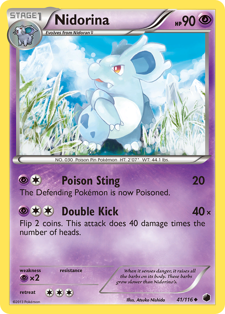 Nidorina (41/116) [Black & White: Plasma Freeze] | North Game Den