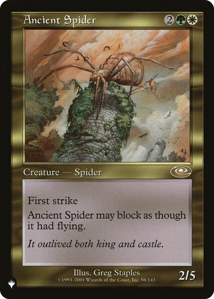 Ancient Spider [The List] | North Game Den