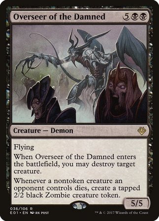 Overseer of the Damned [Archenemy: Nicol Bolas] | North Game Den