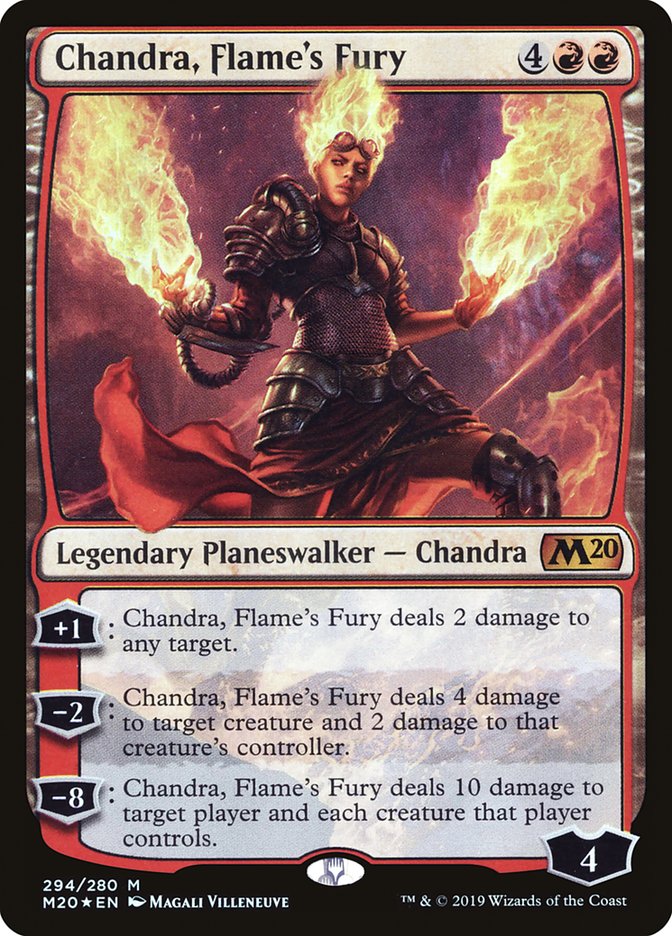 Chandra, Flame's Fury [Core Set 2020] | North Game Den