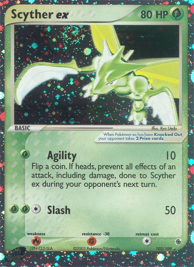 Scyther ex (102/109) [EX: Ruby & Sapphire] | North Game Den