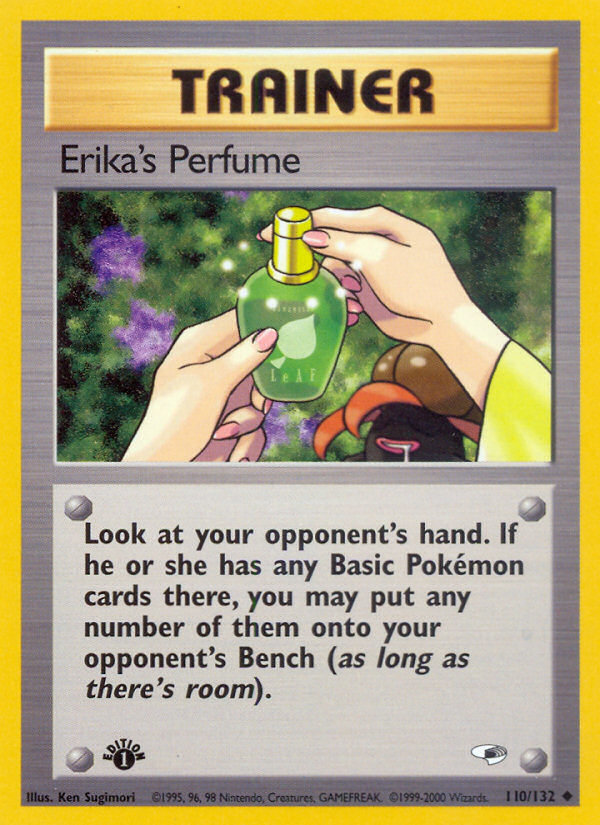 Erika's Perfume (110/132) [Gym Heroes 1st Edition] | North Game Den