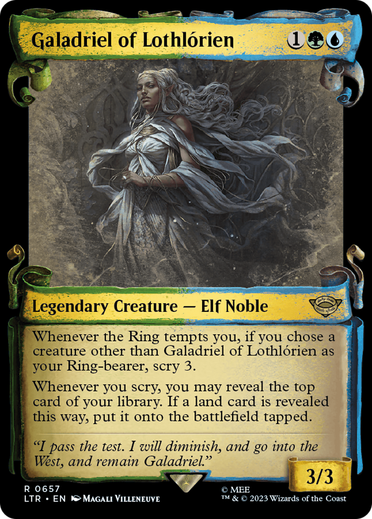 Galadriel of Lothlorien [The Lord of the Rings: Tales of Middle-Earth Showcase Scrolls] | North Game Den