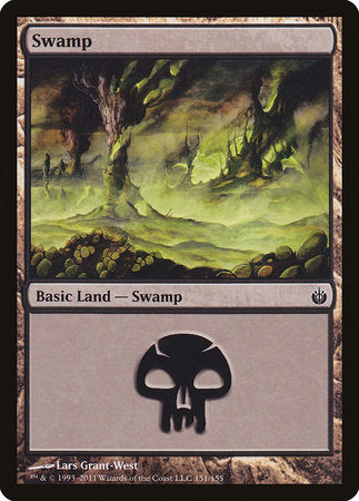 Swamp (151) [Mirrodin Besieged] | North Game Den