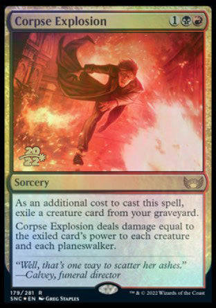 Corpse Explosion [Streets of New Capenna Prerelease Promos] | North Game Den