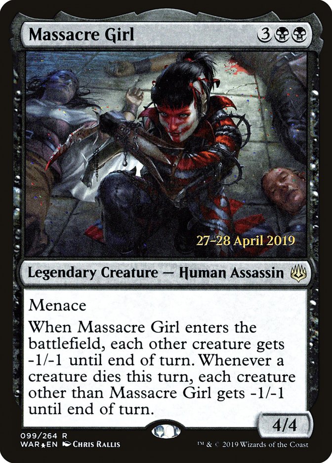 Massacre Girl  [War of the Spark Prerelease Promos] | North Game Den