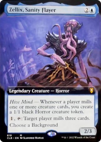 Zellix, Sanity Flayer (Extended Art) [Commander Legends: Battle for Baldur's Gate] | North Game Den