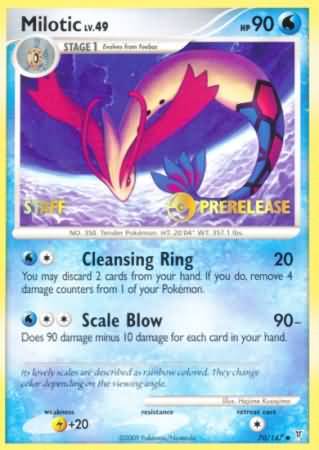 Milotic (70/147) (Staff Prerelease Promo) [Nintendo: Black Star Promos] | North Game Den