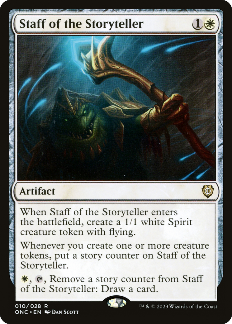 Staff of the Storyteller [Phyrexia: All Will Be One Commander] | North Game Den