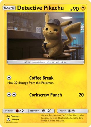 Detective Pikachu (SM190) [Sun & Moon: Black Star Promos] | North Game Den