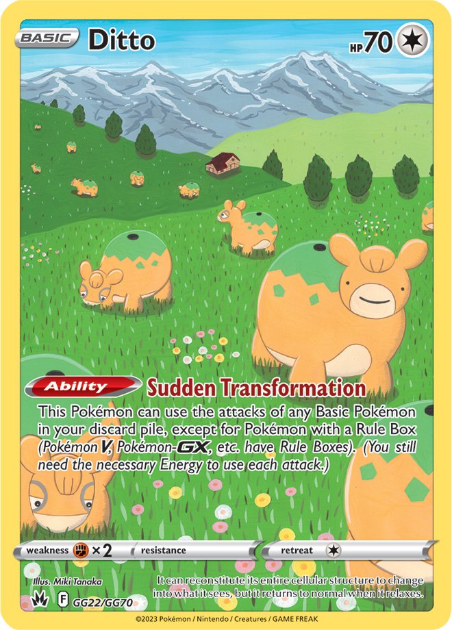 Ditto (GG22/GG70) [Sword & Shield: Crown Zenith] | North Game Den