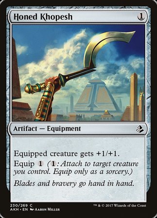 Honed Khopesh [Amonkhet] | North Game Den