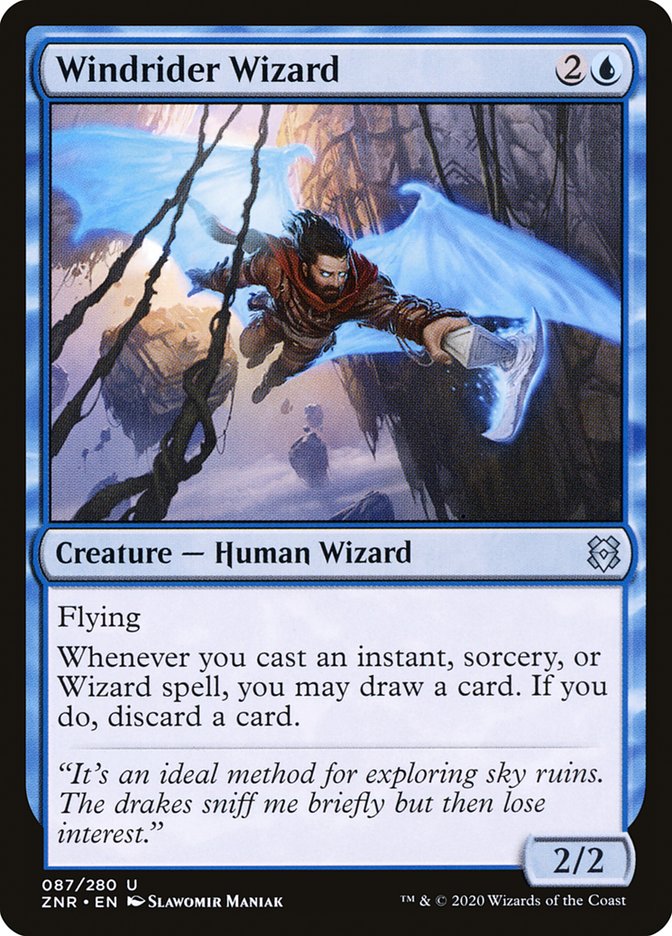 Windrider Wizard [Zendikar Rising] | North Game Den