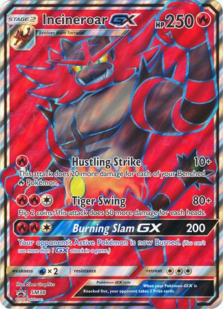 Incineroar GX (SM38) (Jumbo Card) [Sun & Moon: Black Star Promos] | North Game Den