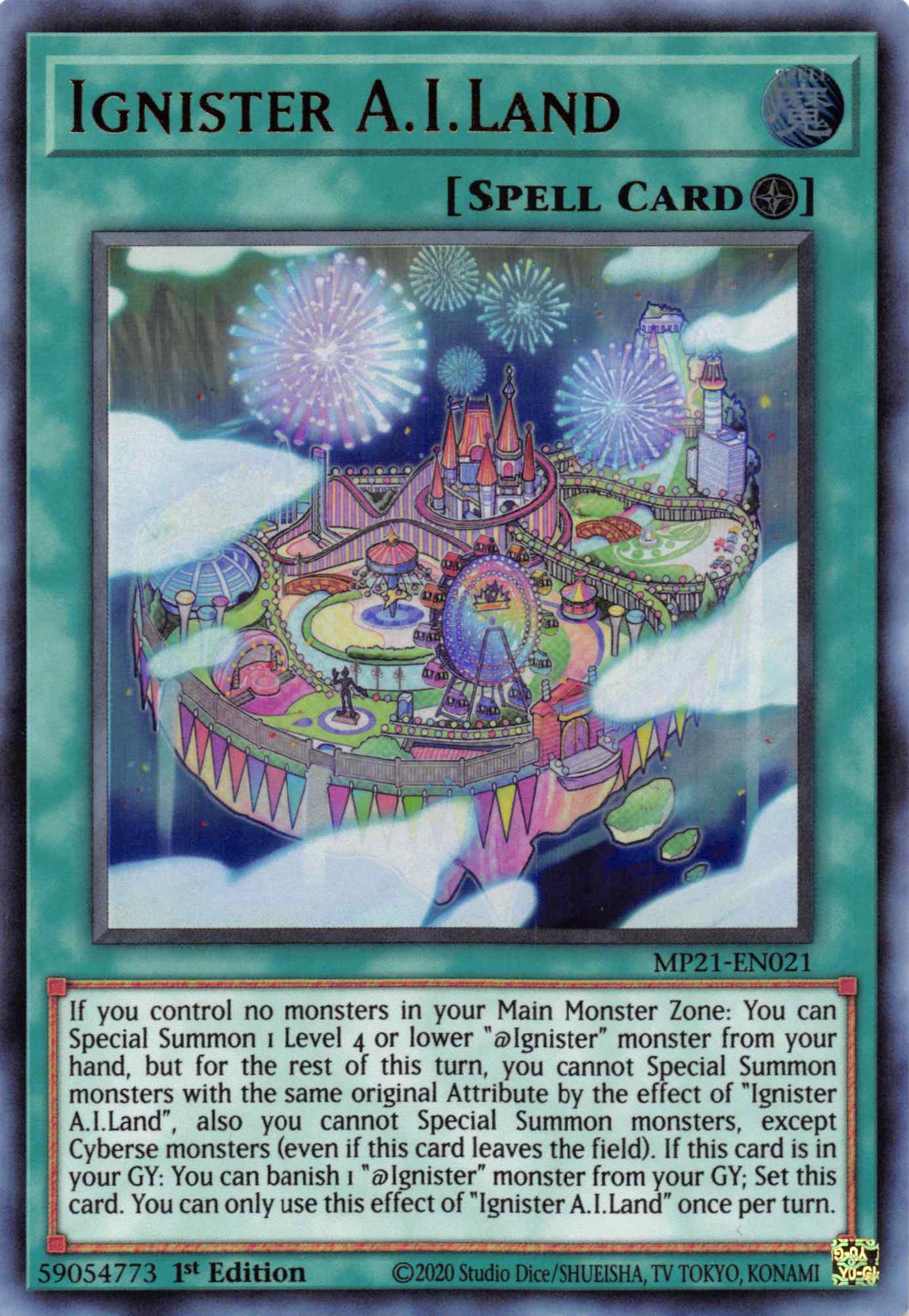 Ignister A.I.Land [MP21-EN021] Ultra Rare | North Game Den
