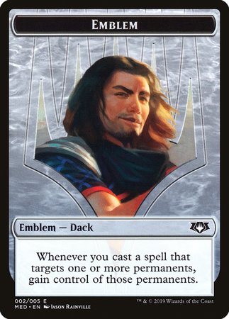 Emblem - Dack Fayden [Mythic Edition Tokens] | North Game Den