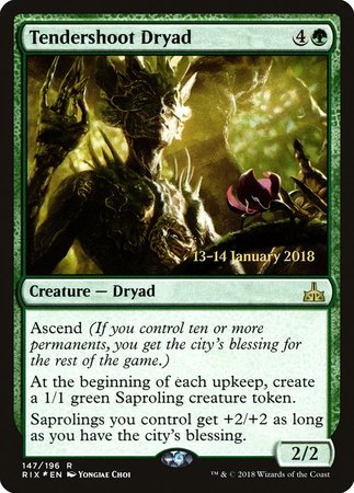 Tendershoot Dryad [Rivals of Ixalan Promos] | North Game Den