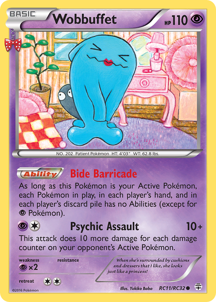 Wobbuffet (RC11/RC32) [XY: Generations] | North Game Den