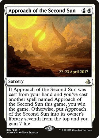 Approach of the Second Sun [Amonkhet Promos] | North Game Den