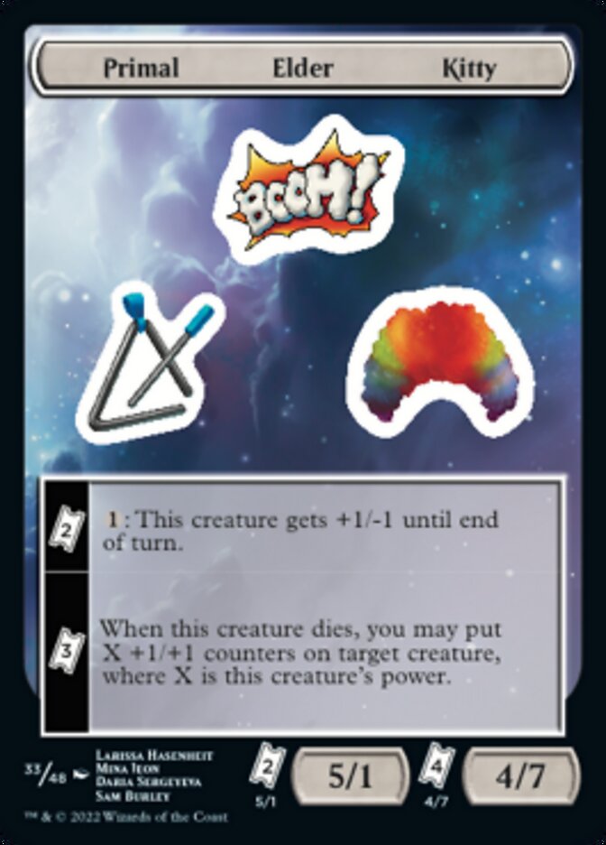 Primal Elder Kitty [Unfinity Stickers] | North Game Den