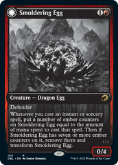 Smoldering Egg // Ashmouth Dragon [Innistrad: Double Feature] | North Game Den