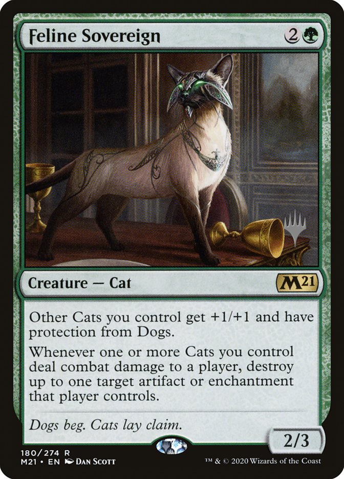Feline Sovereign (Promo Pack) [Core Set 2021 Promos] | North Game Den