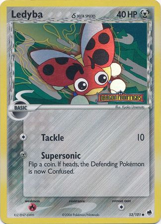 Ledyba (53/101) (Delta Species) (Stamped) [EX: Dragon Frontiers] | North Game Den