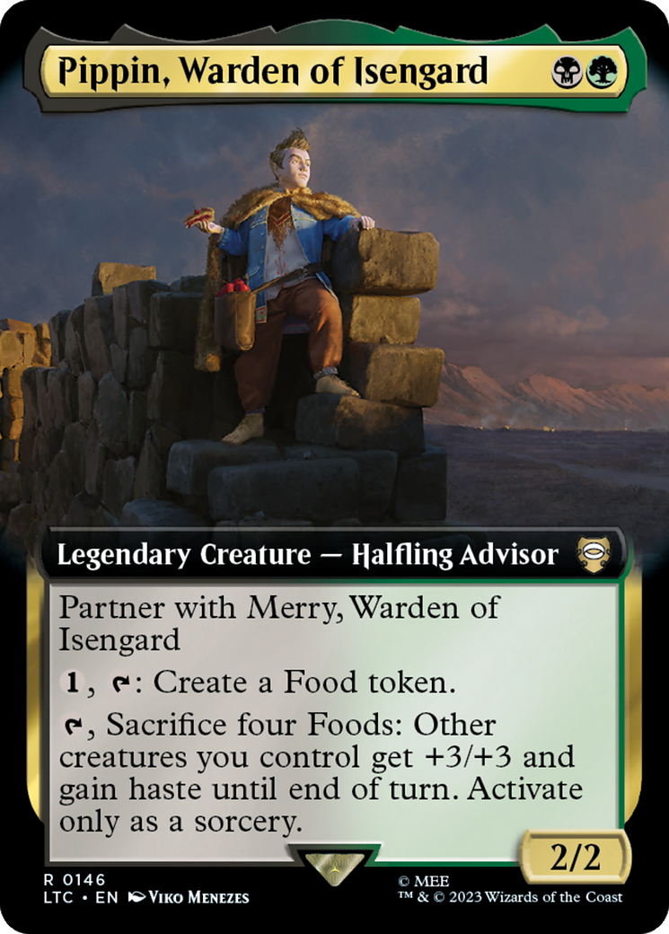 Pippin, Warden of Isengard (Extended Art) [The Lord of the Rings: Tales of Middle-Earth Commander] | North Game Den