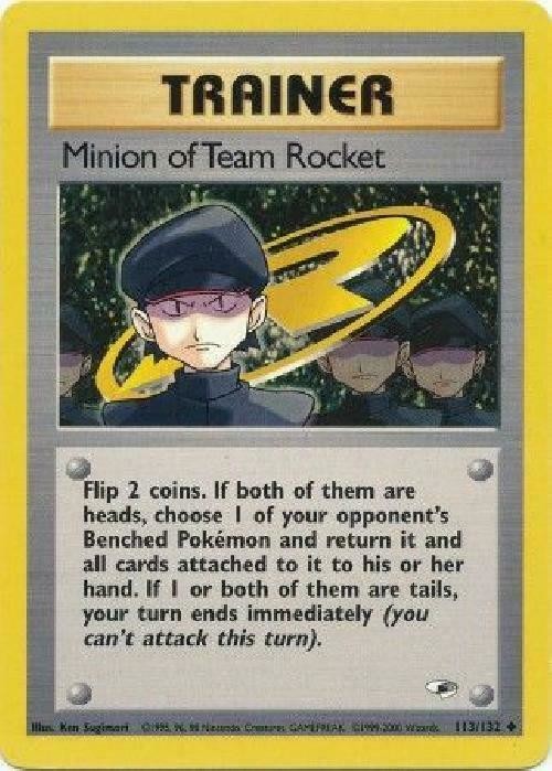 Minion of Team Rocket (113/132) [Gym Heroes Unlimited] | North Game Den
