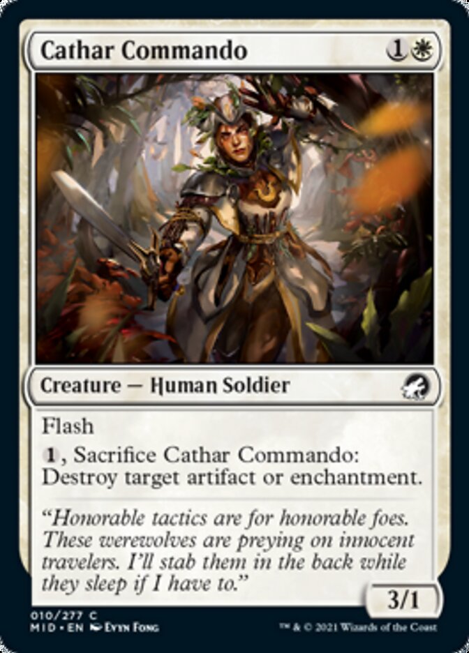 Cathar Commando [Innistrad: Midnight Hunt] | North Game Den