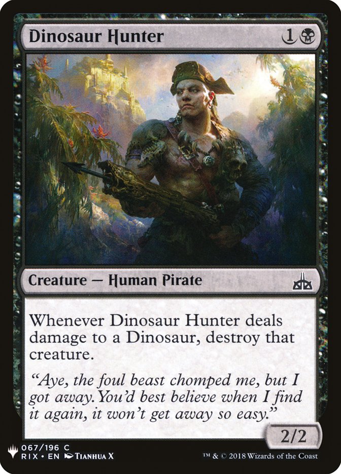 Dinosaur Hunter [Mystery Booster] | North Game Den