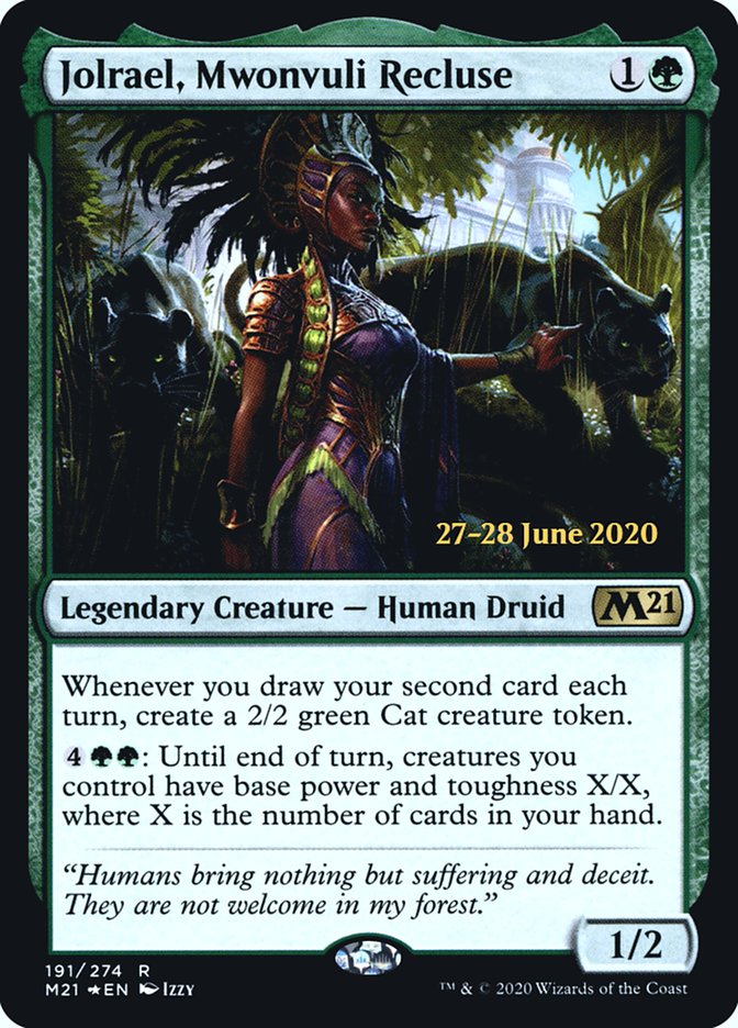 Jolrael, Mwonvuli Recluse  [Core Set 2021 Prerelease Promos] | North Game Den