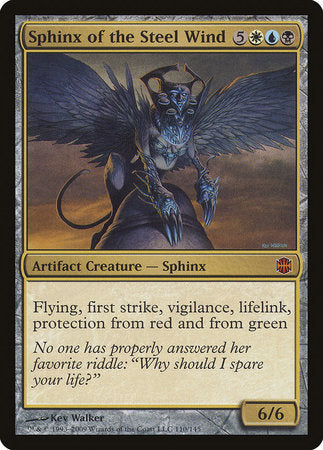 Sphinx of the Steel Wind [Alara Reborn] | North Game Den