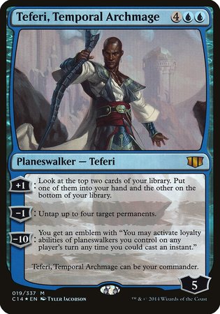 Teferi, Temporal Archmage (Commander 2014) [Commander 2014 Oversized] | North Game Den