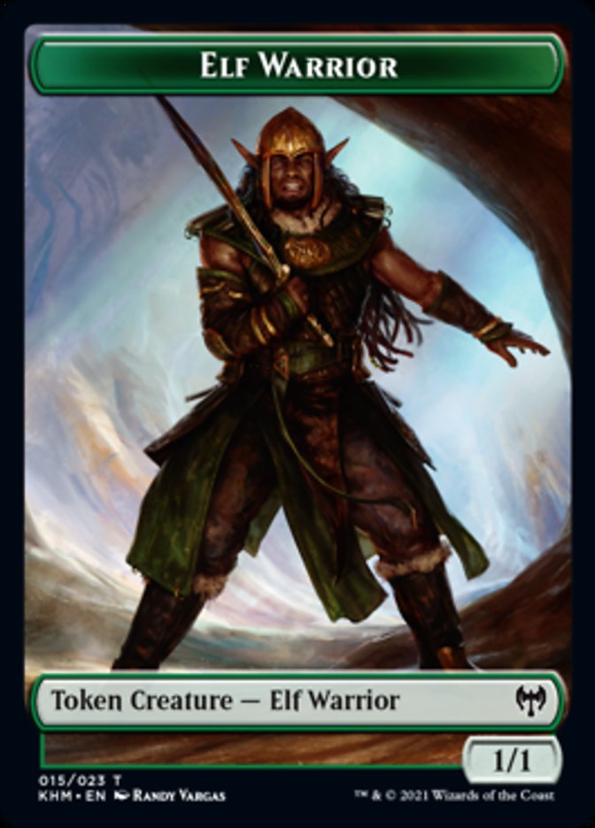 Elf Warrior Token [Kaldheim] | North Game Den