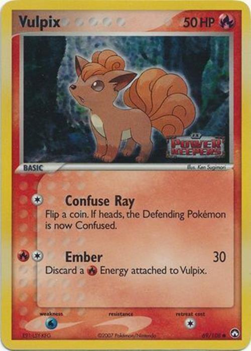 Vulpix (69/108) (Stamped) [EX: Power Keepers] | North Game Den