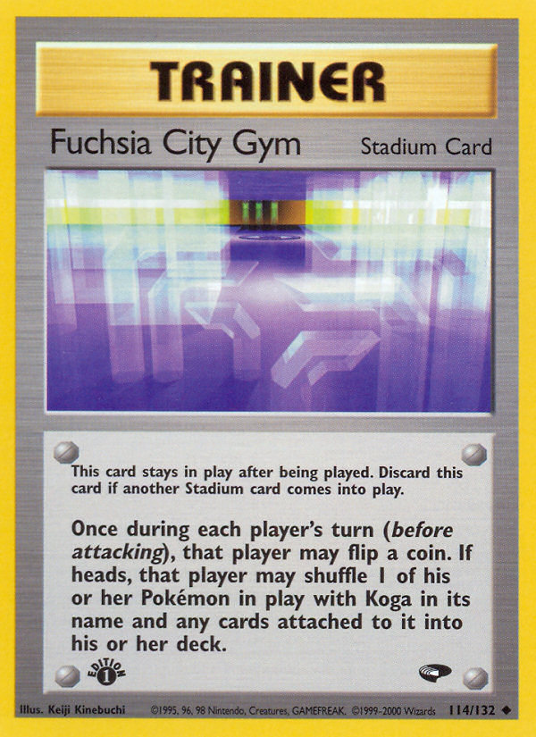 Fuchsia City Gym (114/132) [Gym Challenge 1st Edition] | North Game Den