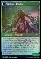 Howlpack Piper // Wildsong Howler [Innistrad: Crimson Vow Prerelease Promos] | North Game Den