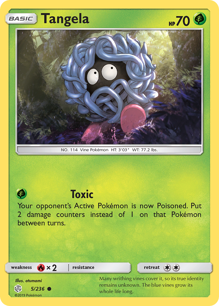 Tangela (5/236) [Sun & Moon: Cosmic Eclipse] | North Game Den