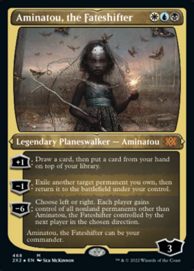 Aminatou, the Fateshifter (Foil Etched) [Double Masters 2022] | North Game Den