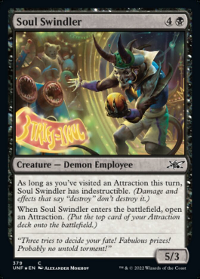 Soul Swindler (Galaxy Foil) [Unfinity] | North Game Den