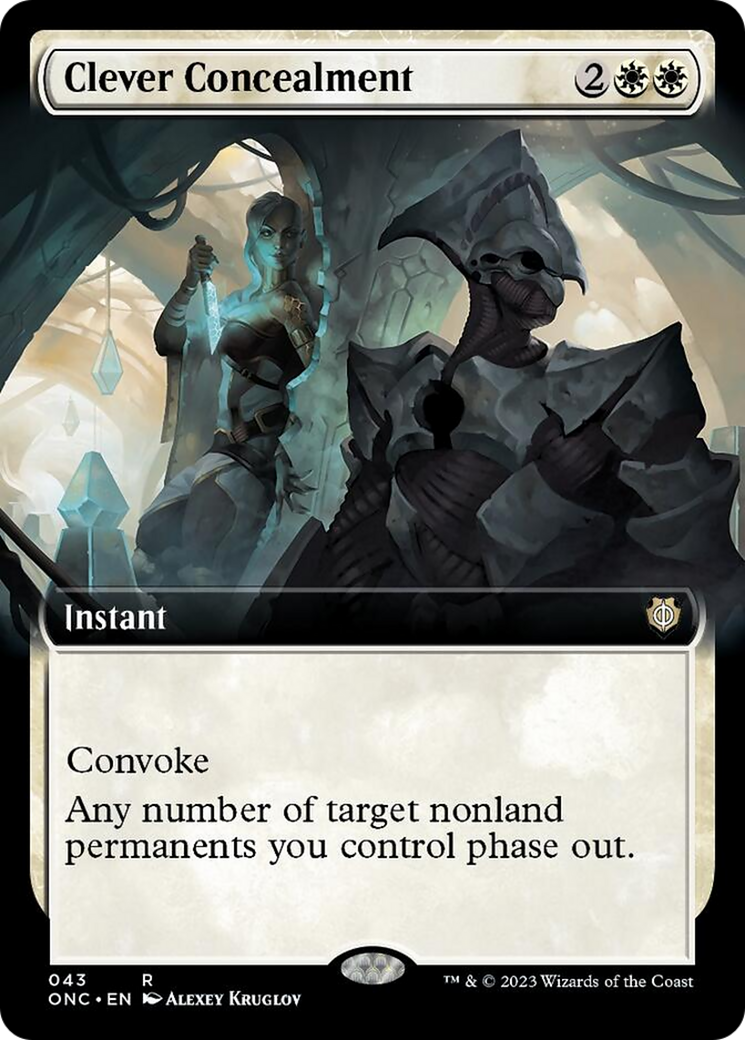 Clever Concealment (Extended Art) [Phyrexia: All Will Be One Commander] | North Game Den