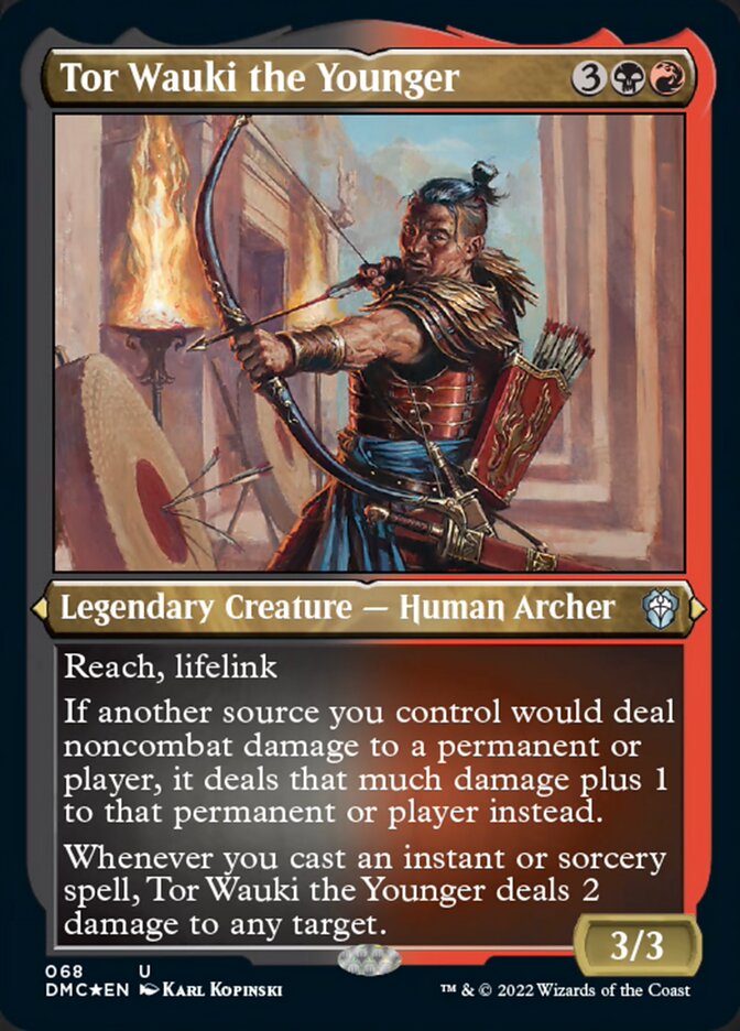 Tor Wauki the Younger (Foil Etched) [Dominaria United Commander] | North Game Den