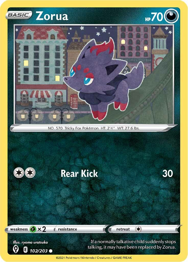 Zorua (102/203) [Sword & Shield: Evolving Skies] | North Game Den