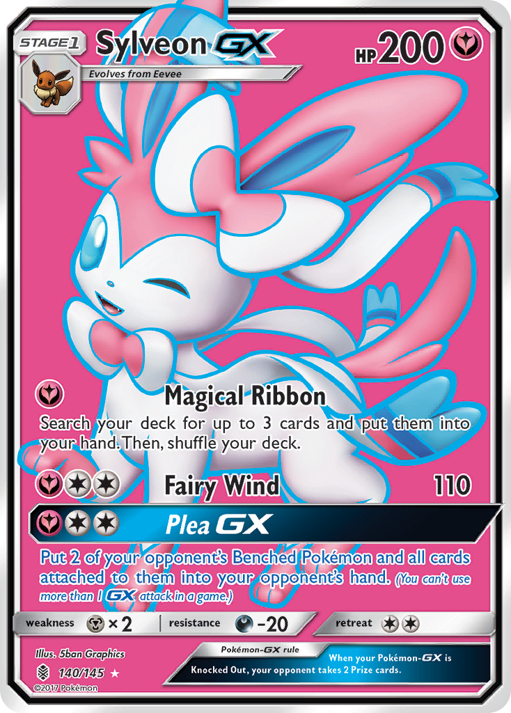 Sylveon GX (140/145) [Sun & Moon: Guardians Rising] | North Game Den