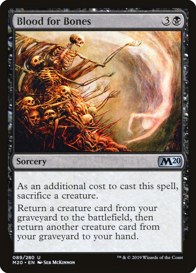 Blood for Bones [Core Set 2020] | North Game Den